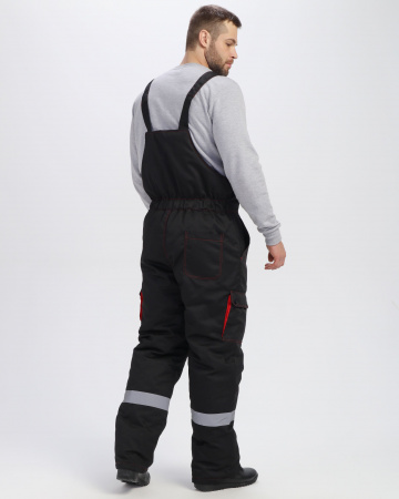 Костюм зимний Нейч-Премиум СОП К. (тк.Смесовая,240) п/к, черный/красный