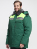 Куртка зимняя Квайл СОП (тк.Смесовая,210), зеленый/лимонный