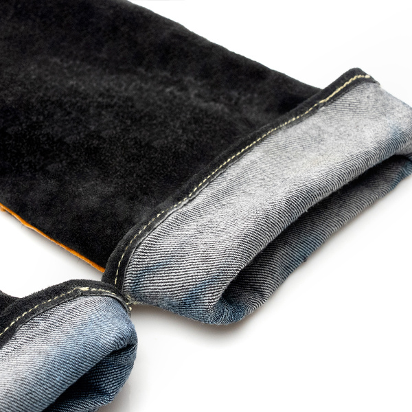 Перчатки (краги) спилковые термозащитные ProfLineLeader, черный