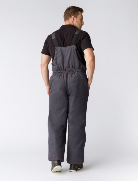 Полукомбинезон зимний Флофт (тк.Твил,210), т.серый