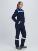 Костюм женский Веснис-1 СОП (тк.Саржа,250) брюки, т.синий/васильковый