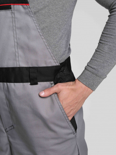 Костюм Сервис (тк.Смесовая,240) п/к, серый/черный