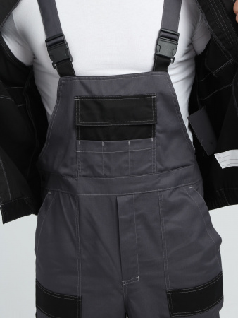 Костюм Вивантек-2 СОП У. (тк.Смесовая,240) п/к, т.серый/черный/св.серый