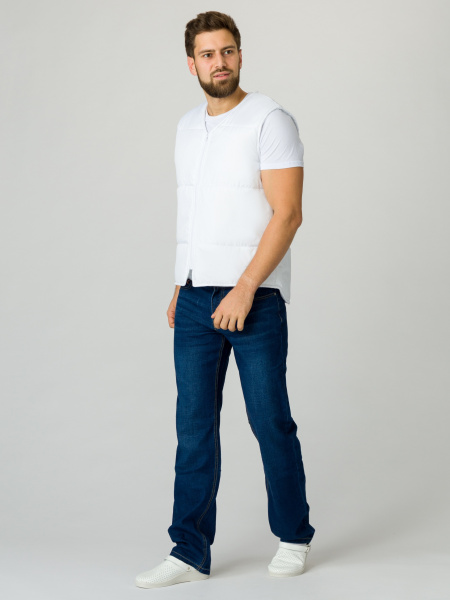 Жилет утепленный Комфорт (тк.Дюспо), белый