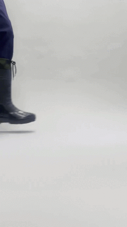 Сапоги мужские ПВХ двухкомпонентные с надставкой, черный (арт. кмф м.135)