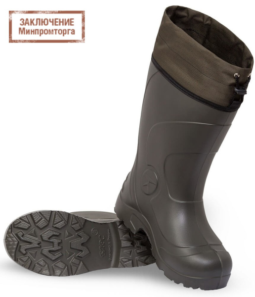 Сапоги мужские ЭВА (чулок -50С) КП манжет Барс (арт.С-031КПС)