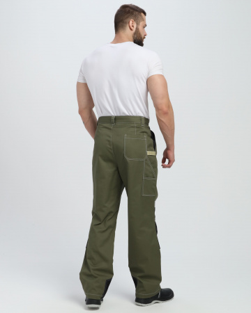 Костюм Вектрон-1 (тк.Смесовая МВО,240) брюки, хаки/черный/бежевый