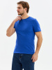 Футболка (тк.Трикотаж,160), синий индиго (васильковый)