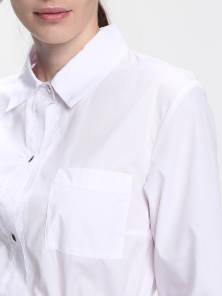 Халат женский 004 (тк.Смесовая,120) MedLine, белый