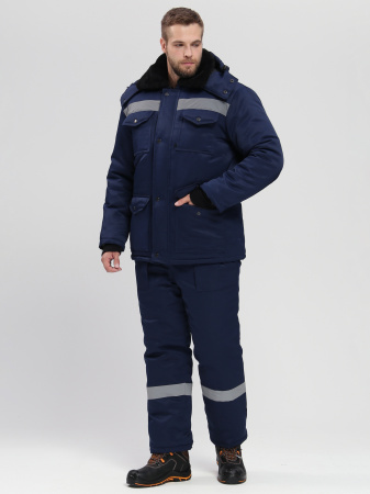 Костюм зимний Мерак-2 СОП (тк.Смесовая,210) п/к, т.синий