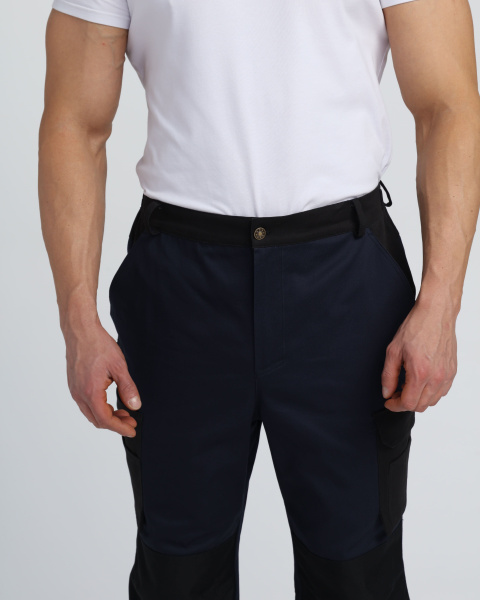 Брюки Айкор (тк.Смесовая МВО,270), т.синий/черный