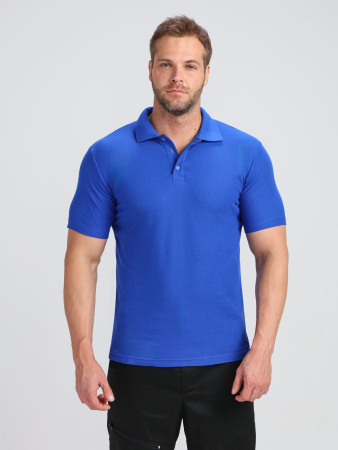 Рубашка поло ProfLineBase (тк.Пике,180), васильковый