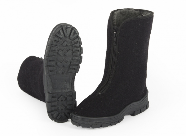 Сапоги женские Войлочные ПВХ (арт.8-42-4) черный