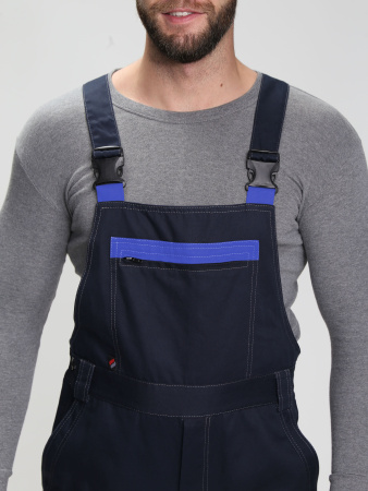 Полукомбинезон Премиум (тк.Карелия,260), т.синий/васильковый