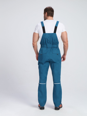 Полукомбинезон ProfLineSpecialist (тк.РипСтоп,240), циан/черный