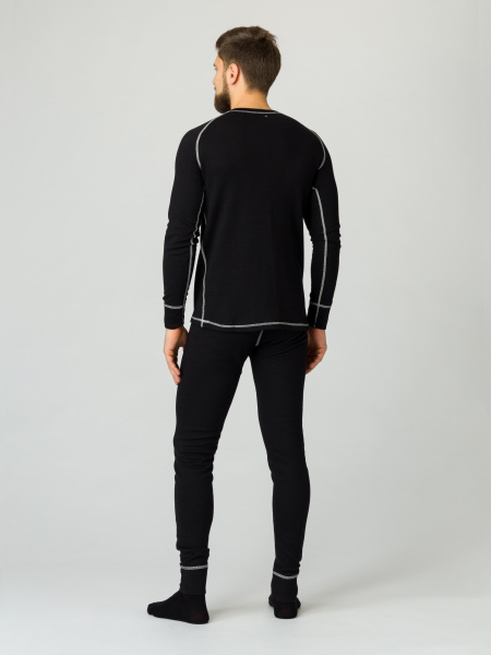 Термобелье Якутия (тк.Хлопок/Акрил/Шерсть,250), черный