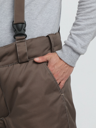 Костюм зимний Вектрон-1 (тк.Смесовая,240) брюки, коричневый/черный/бежевый