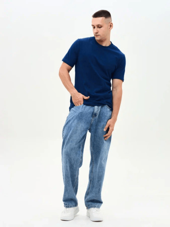 Футболка (тк.Трикотаж,160), т.синий