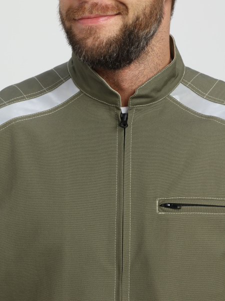 Куртка Ридоф (тк.Канвас,270), хаки/бежевый