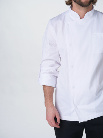 Китель повара Гарво (тк.Смесовая,160), белый