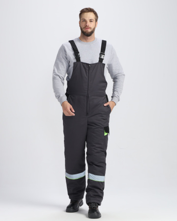 Костюм зимний Ховард (тк.OxLine) п/к, т.серый/черный/лимонный