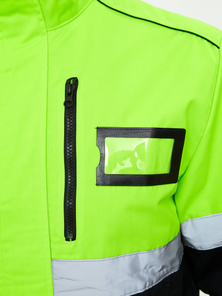 Костюм сигнальный ProfLineSpecialist-2 (тк.Смесовая МВО,240) п/к, желтый/черный