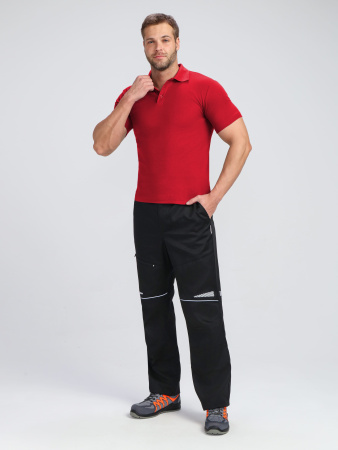 Рубашка поло ProfLineBase (тк.Пике,180), красный