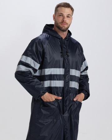 Плащ влагозащитный ProfLineSpecialist СОП (ПВХ,210), т.синий