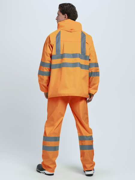 Костюм влагозащитный сигнальный ProfLineSpecialist СОП (ПВХ,210), оранжевый