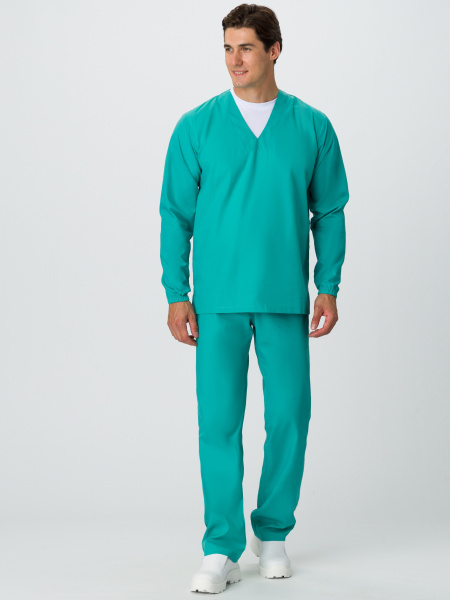 Костюм мужской Хаспфуд-База (тк.ТиСи,120), бирюзовый