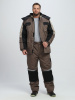 Костюм зимний Вектрон-1 (тк.Смесовая,240) брюки, коричневый/черный/бежевый
