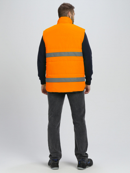 Жилет утепленный сигнальный Ярксион СОП (тк.OxLine,90), оранжевый