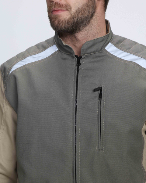 Куртка Ридоф-2 (тк.Канвас,270), хаки/бежевый