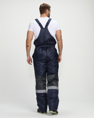 Костюм зимний Мегрес-2 СОП (тк.OxLine,90) п/к, т.серый/т.синий