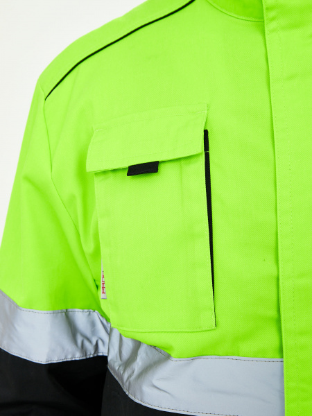 Костюм сигнальный ProfLineSpecialist-2 (тк.Смесовая МВО,240) п/к, желтый/черный