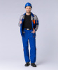 Костюм Драга-1 (тк.Балтекс,240) брюки, васильковый/св.серый/оранжевый