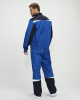 Костюм Строй-1 CH МВО (тк.Смесовая,280) брюки, васильковый/т.синий