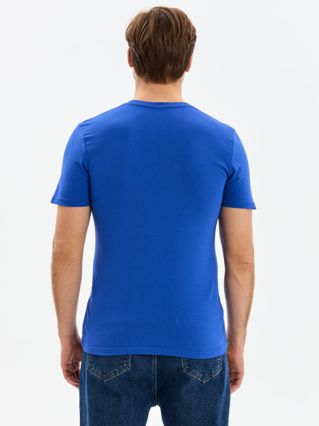 Футболка ProfLineBase (тк.Трикотаж,160), васильковый