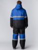 Костюм зимний Мегрес-2 СОП (тк.OxLine,90) п/к, васильковый/черный