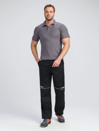 Рубашка поло ProfLineBase (тк.Пике,180), серый