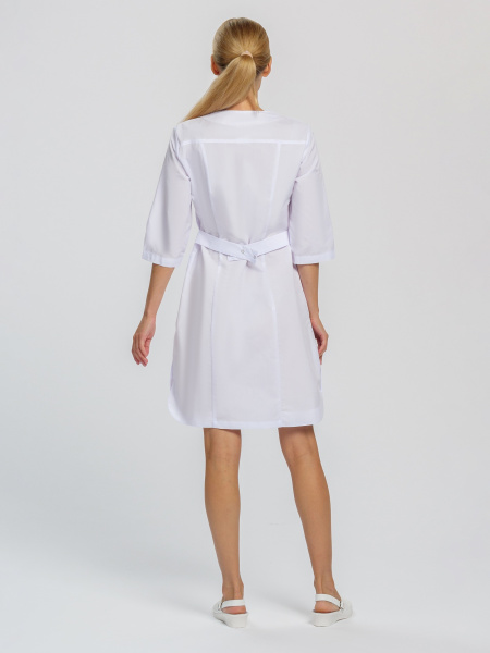 Халат женский Ольга (тк.Смесовая,120), белый