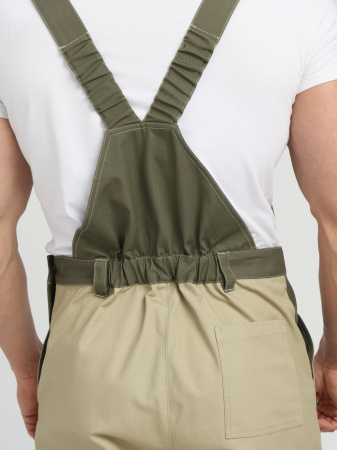 Полукомбинезон Ридоф (тк.Канвас,270), хаки/бежевый