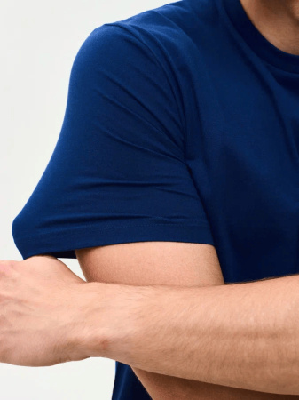 Футболка (тк.Трикотаж,160), т.синий