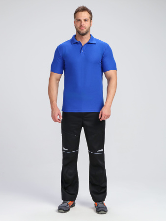 Рубашка поло ProfLineBase (тк.Пике,180), васильковый