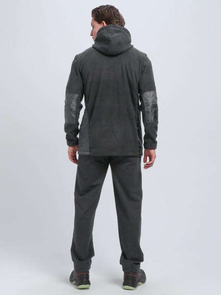 Куртка с капюшоном Кэмп (тк.Флис), т.серый
