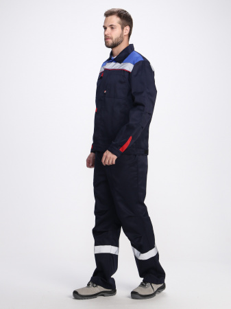 Костюм Флофт-2 СОП (тк.Смесовая,210) п/к, т.синий/васильковый/красный