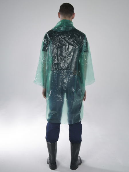 Плащ-дождевик ПВД, цветной