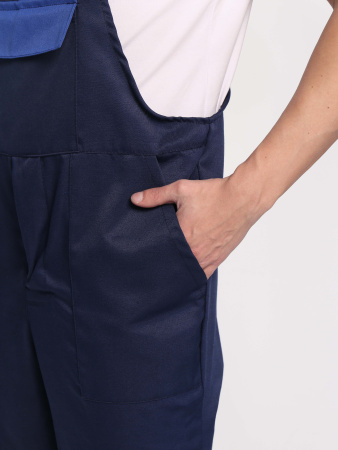 Полукомбинезон Лигор (тк.Смесовая,210), т.синий/васильковый