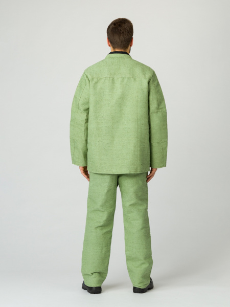 Костюм сварщика усиленный 1 кл.защиты (тк.Брезент, 480), хаки