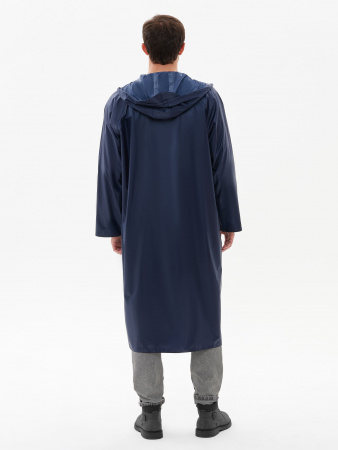 Плащ влагозащитный ProfLineBase (ПВХ,180), т.синий